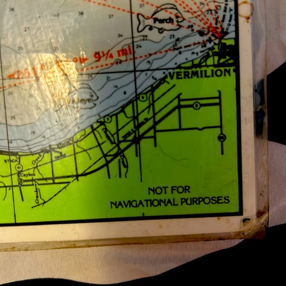 Vintage old school Map of Port Clinton, Ohio and surrounding areas - Picture 3 of 7